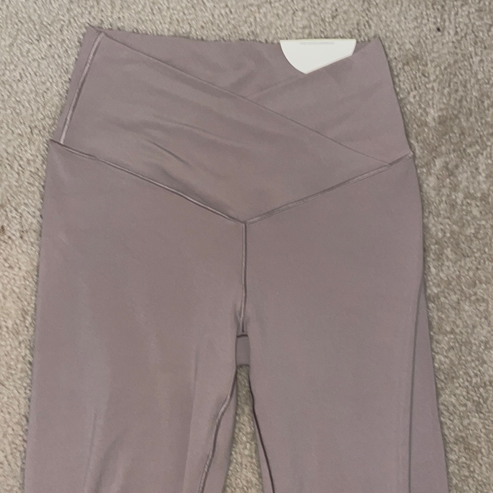 Aerie High Waisted Crossover Flare Legging